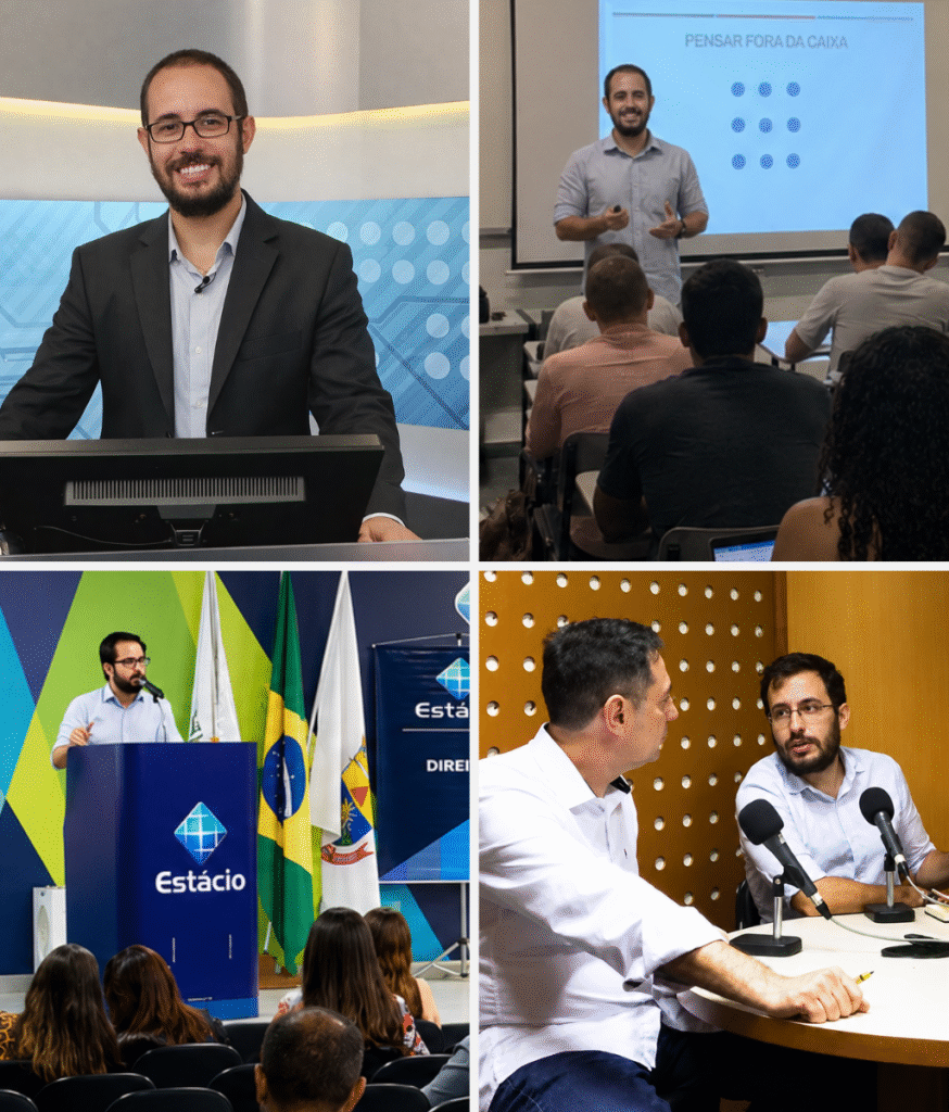 Paulo Diniz ministrando palestras e aulas sobre Direito Digital e LGPD